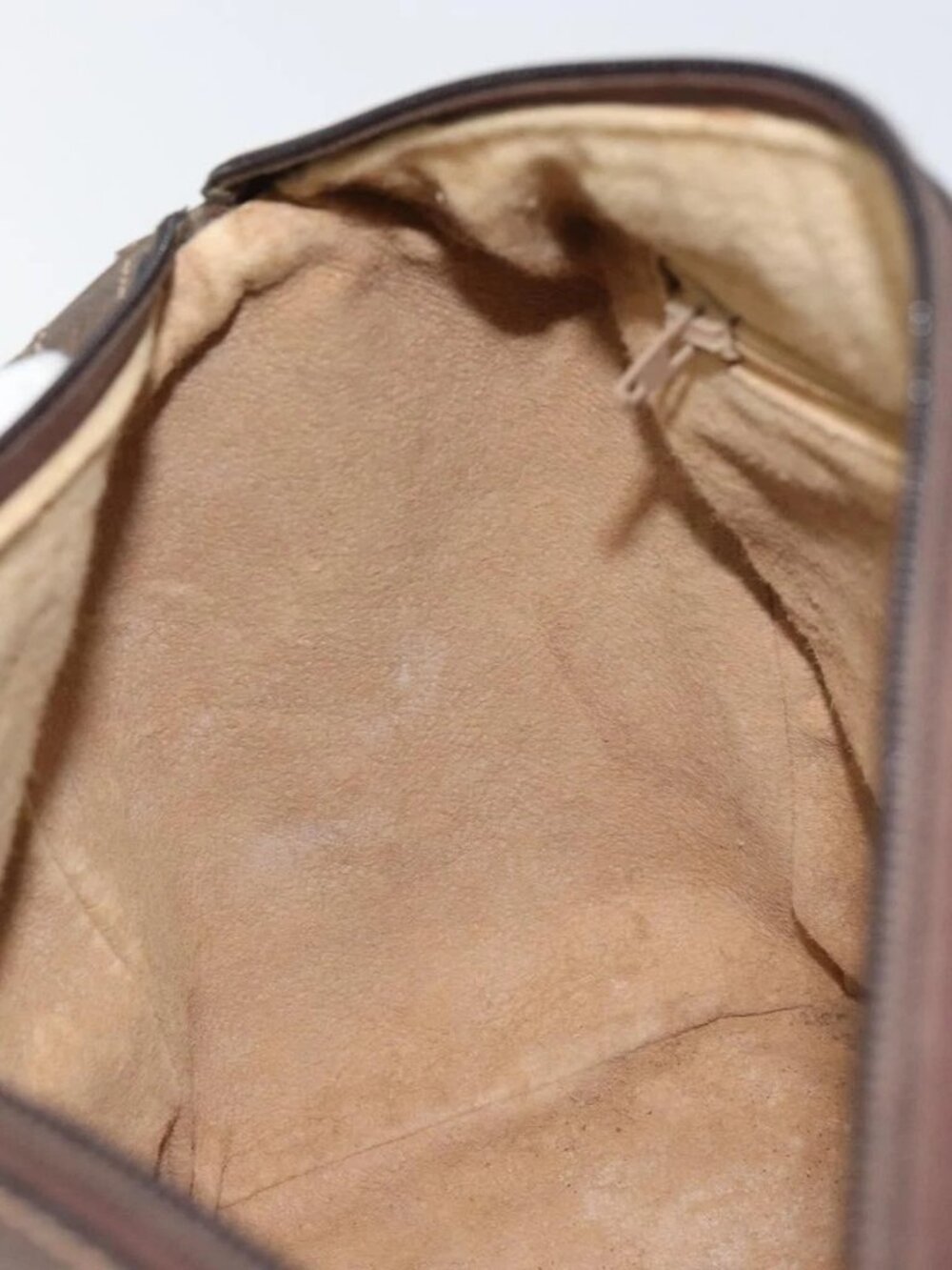 GUCCI GG Supreme Web Sherry Line Boston Bag PVC Beige Gold 010 378 Auth 159328 - Picture 10 of 16